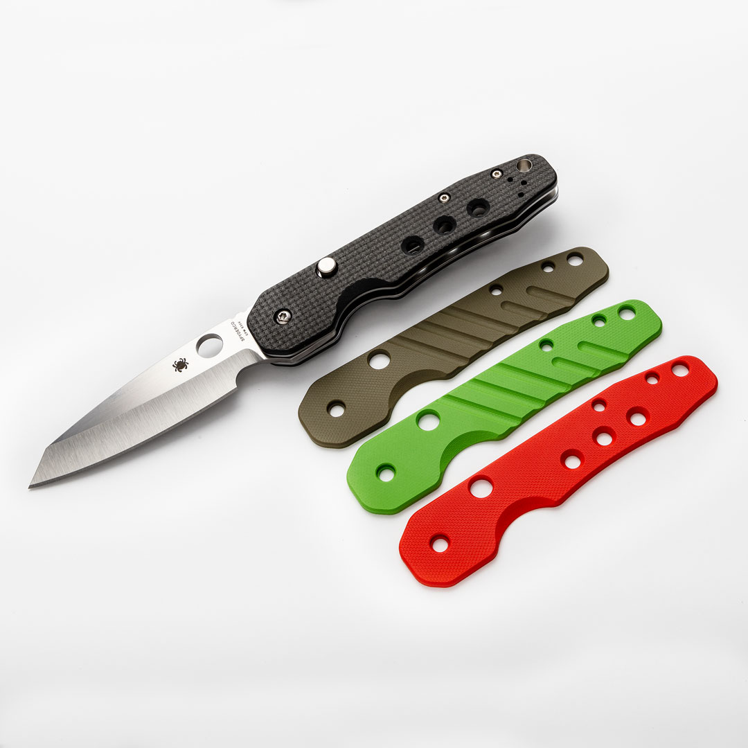 Custom Spyderco Smock Scales