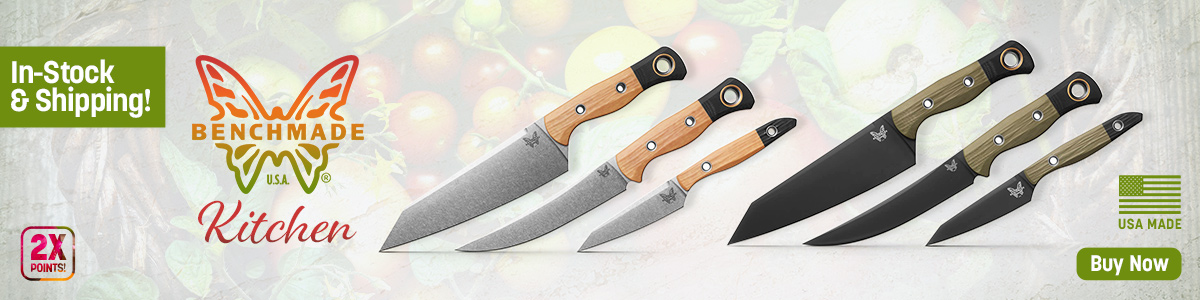 USA Made Benchmade Kitchen: In-Stock and Shipping! Double Points and USA Made. Buy Now