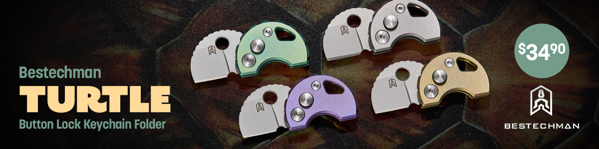 Bestechman Turtle Button Lock Keychain Folder. $29