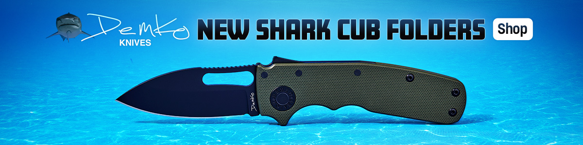 Demko Knives New Shark Cub Folders. Shop