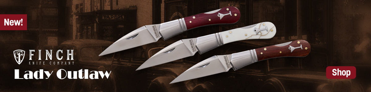 New Finch Knife Company Lady Outlaw. Shop