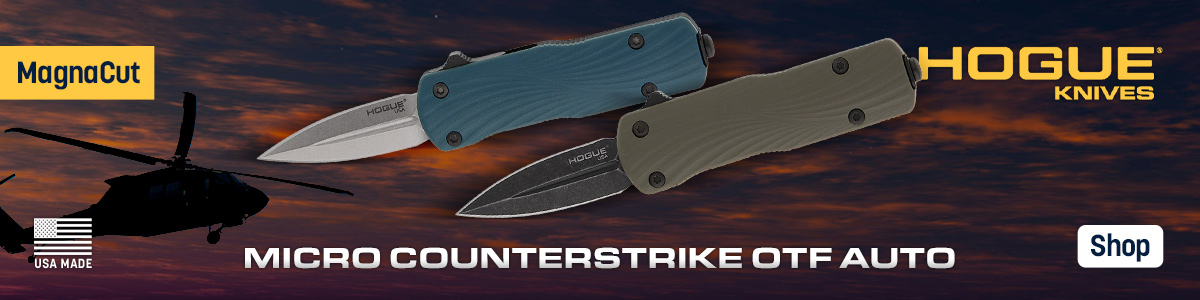 Hogue Knives USA-Made Micro Counterstrike OTF Auto. Shop