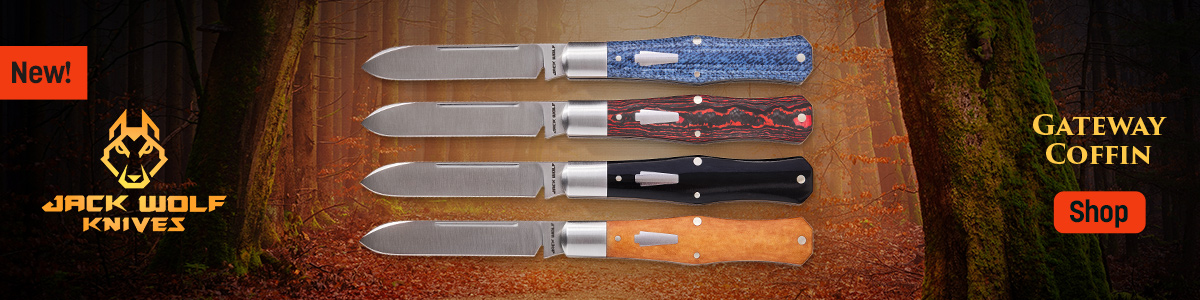 New! Jack Wolf Knives Gateway Coffin. Shop
