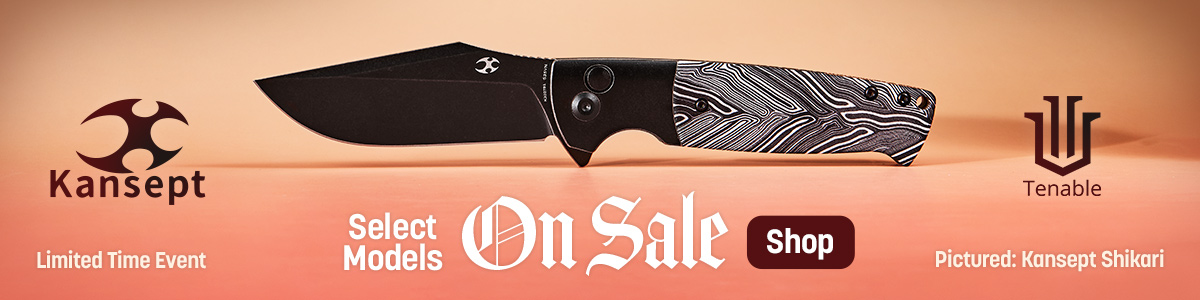 Kansept and tenable Select Models On Sale. Limited time Event. Pictured: Kansept Shikari