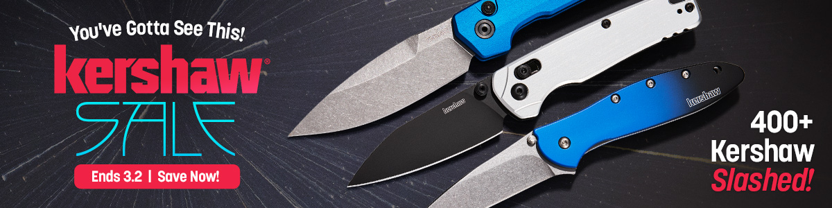 You've Gotta See This! Kershaw Sale: 400+ Kershaw Slashed! Ends 1.19.26, 11:59 PM ET. Shop Kershaw