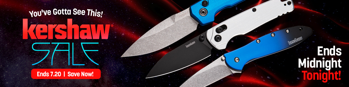 You've Gotta See This! Kershaw Sale: 400+ Kershaw Slashed! Ends 7.20.26, 11:59 PM ET. Shop Kershaw