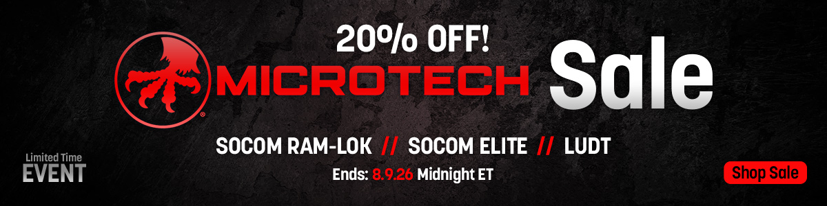 Massive Microtech Sale. Limited time Event. Shop Sale