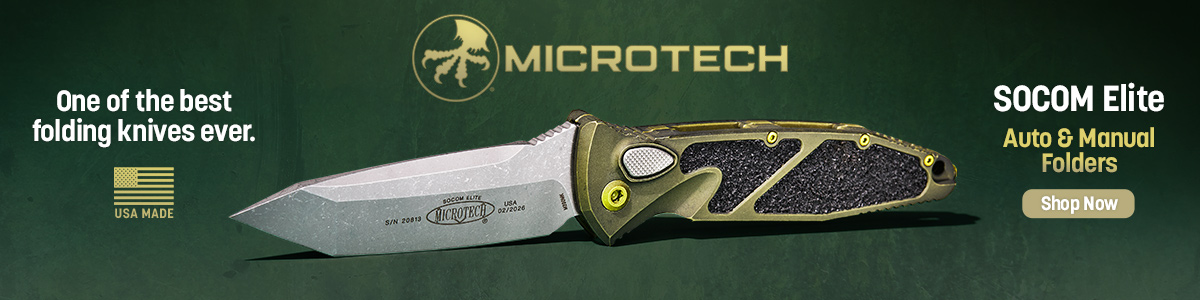 USA Made Microtech SOCOM Elite auto and manual folders. One of the best folding knives ever. Shop now.