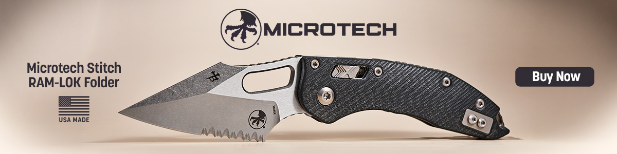 USA-Made Microtech Stich RAM-LOK Folder. Buy Now