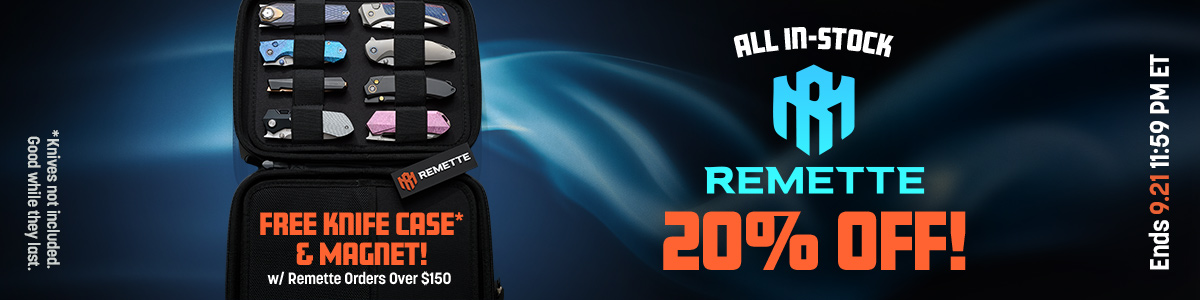 All In-Stock Remette 20% Off! Free Knie Case and Magnet with Remette Orders Over $150. Good while they last. Ends 9/21, 11:59 PM ET. Shop Remette Sale