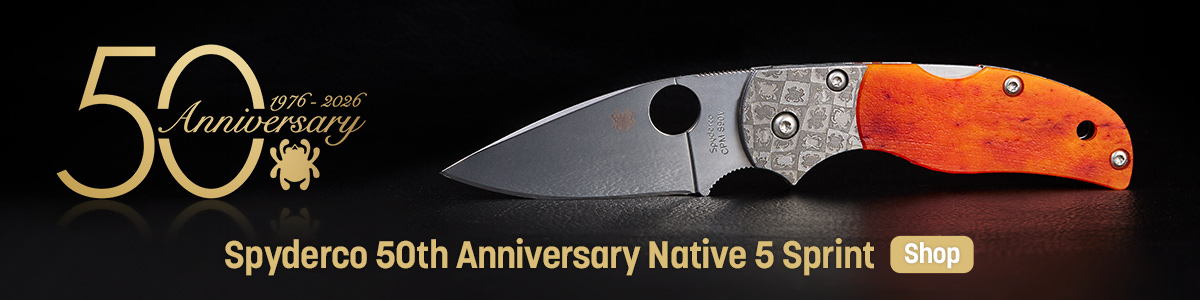 2026 Spyderco 50th Anniversary Native 5 Sprint