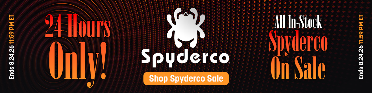 Kational Knife Week Deals: All In-Stock Spyderco On Sale. 24 Hours Only. Ends 8/24/26, 11:59 PM ET