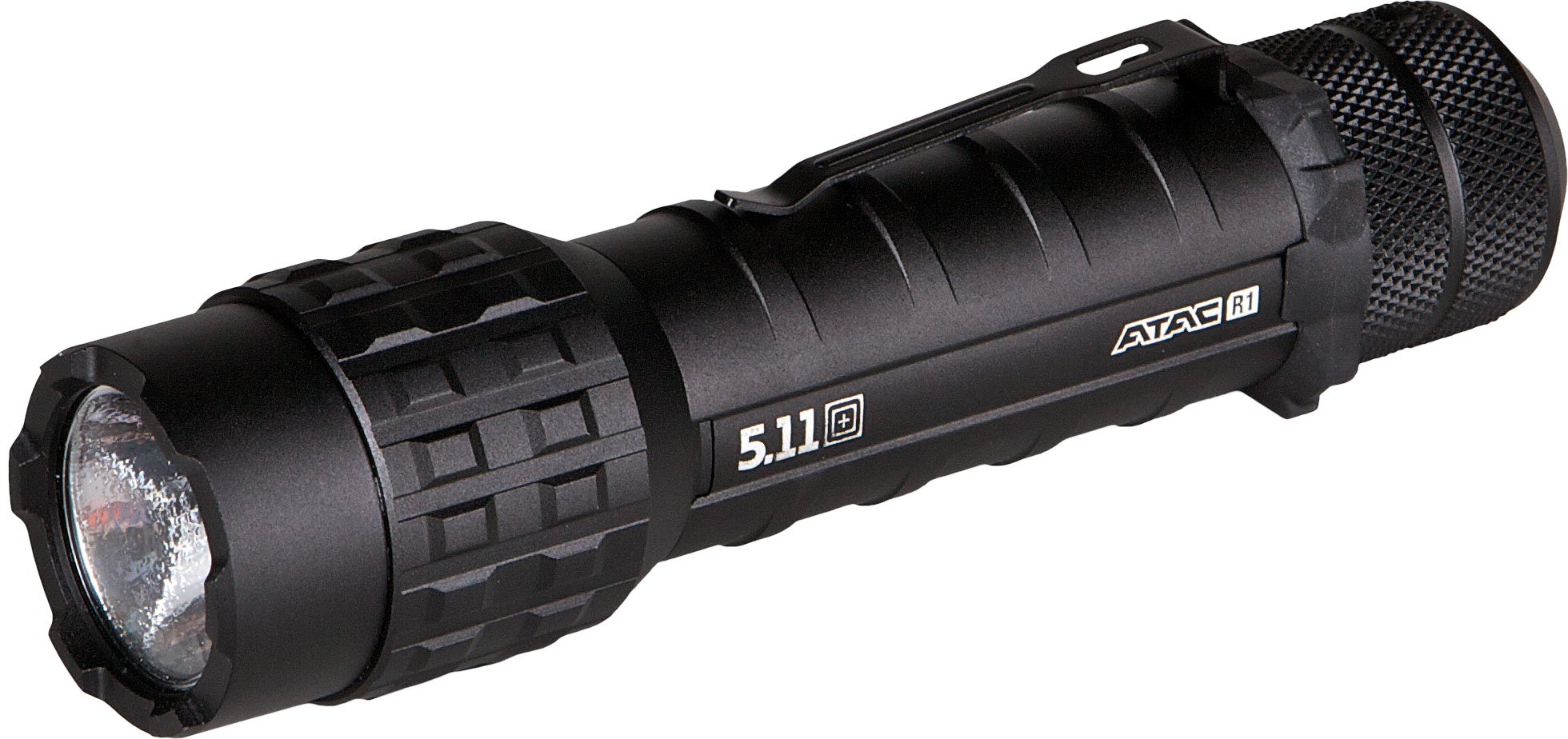 5.11 atac r1 rechargeable flashlight 5.11 Tactical ATAC R1 Dual-Output Li-Ion Rechargeable LED Flashlight, 216  Max Lumens (53151) - KnifeCenter