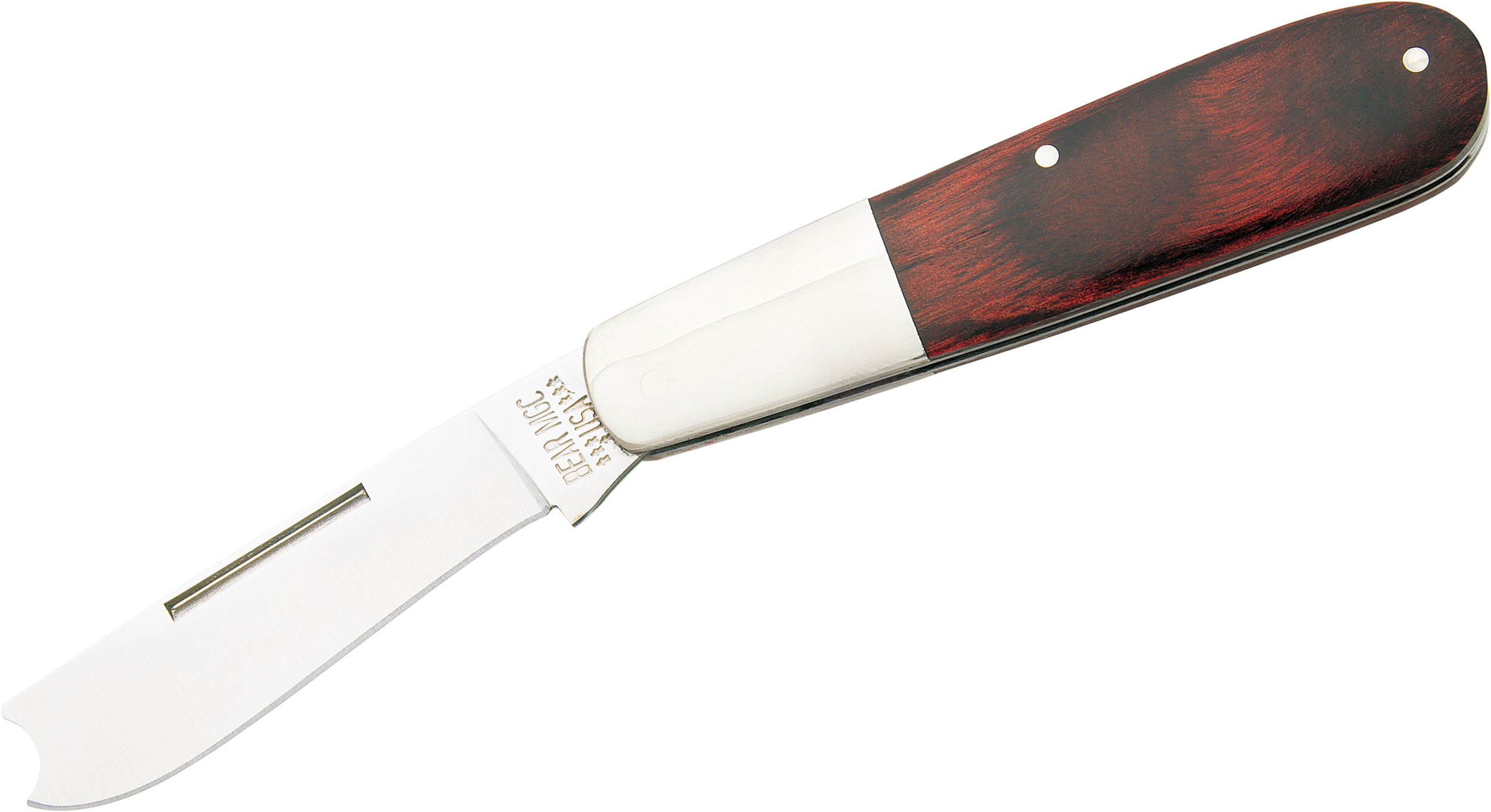 Bear & Son 2181RAZR OneArm Bandit Barlow 25/8" Blade, Rosewood