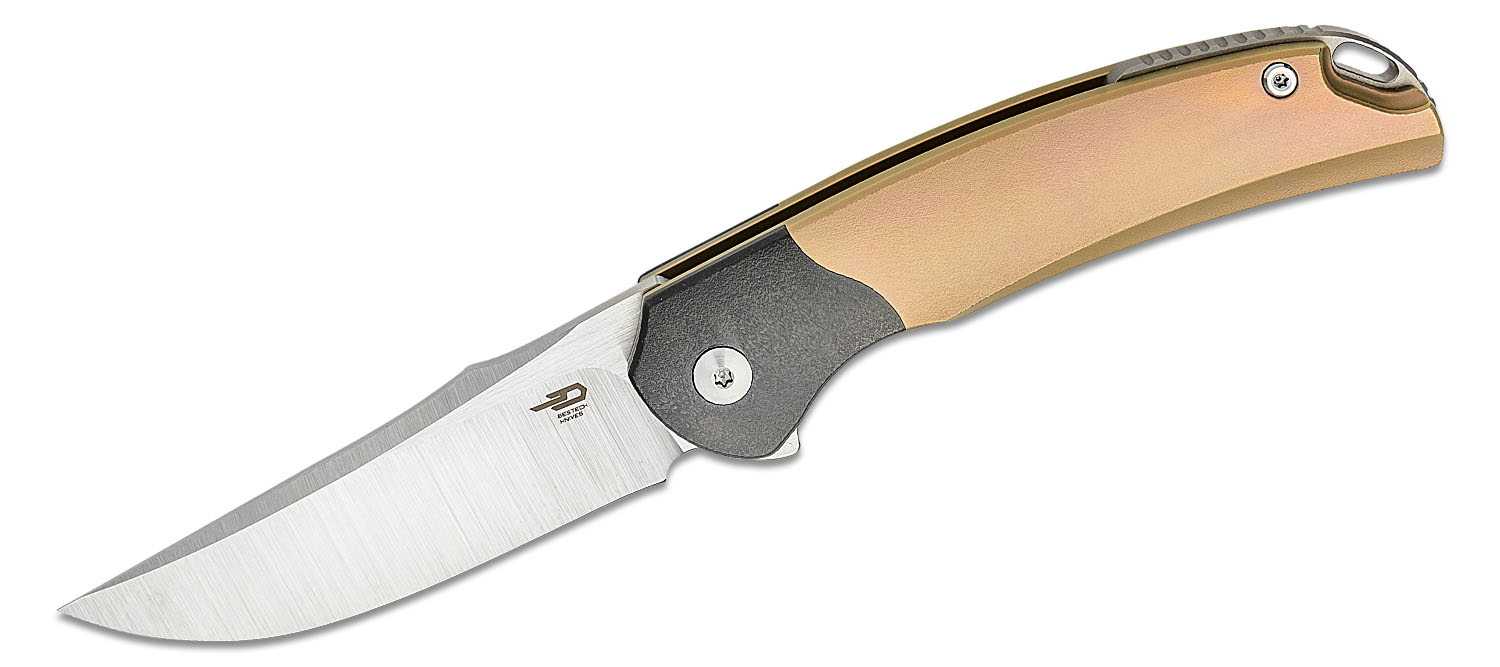 ⭐︎KOPEQ⭐︎ KANSEPT Tarkin Frame lock Knife Tiger Stripe Flamed Titanium