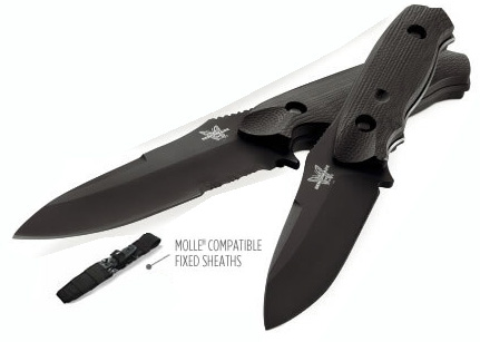 Benchmade Nimravus Plain Edge with BK1 Coating 4.5