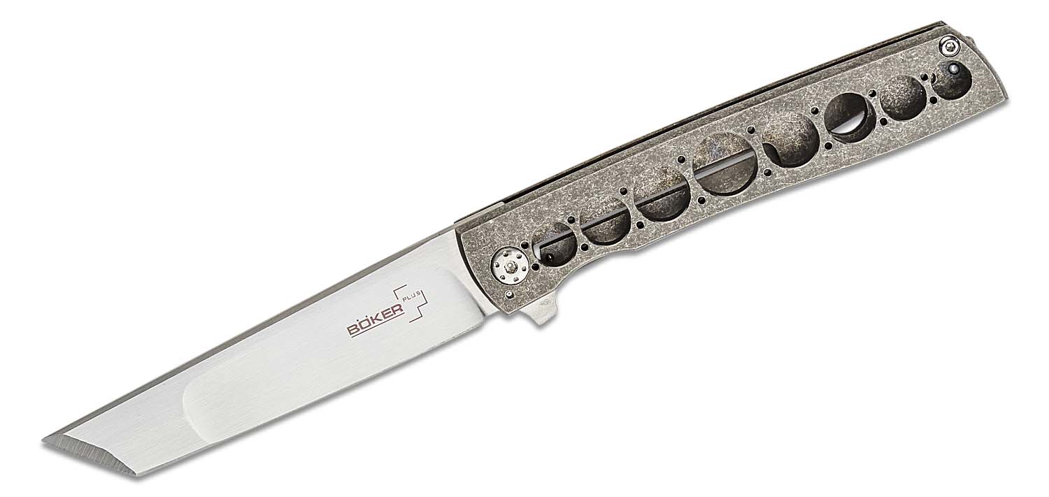 BOKER PLUS Titaniumタクティカルペン　シルバー Boker Plus Titanium Tactical Pen KID Cal .50 (Satin) 09BO073