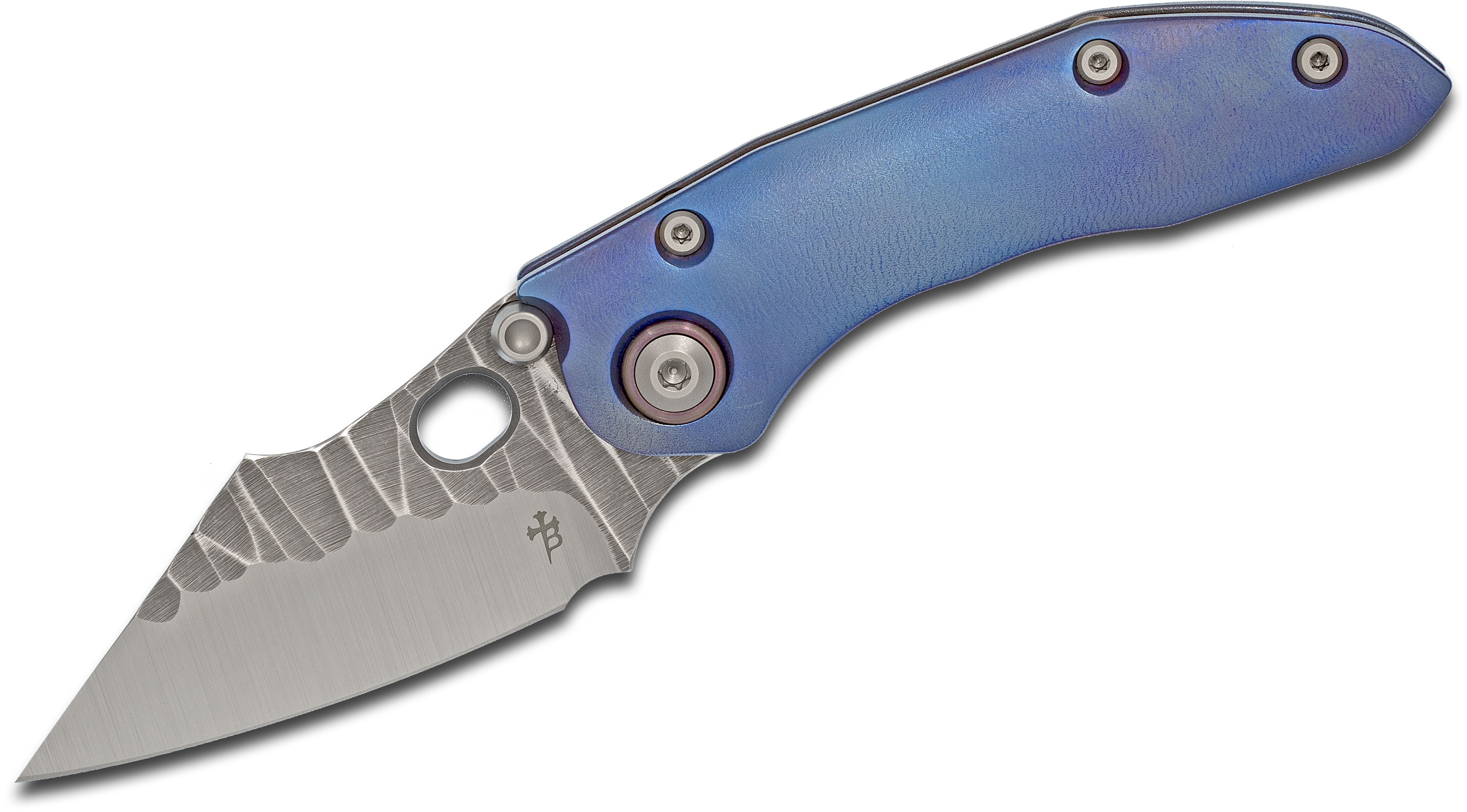 Borka Blades チタニウム チタン ロゴ コイン パッチ シルバー 銀