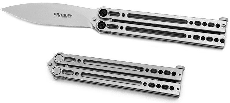 Bradley Kimura V Butterfly Knife 3-3/4