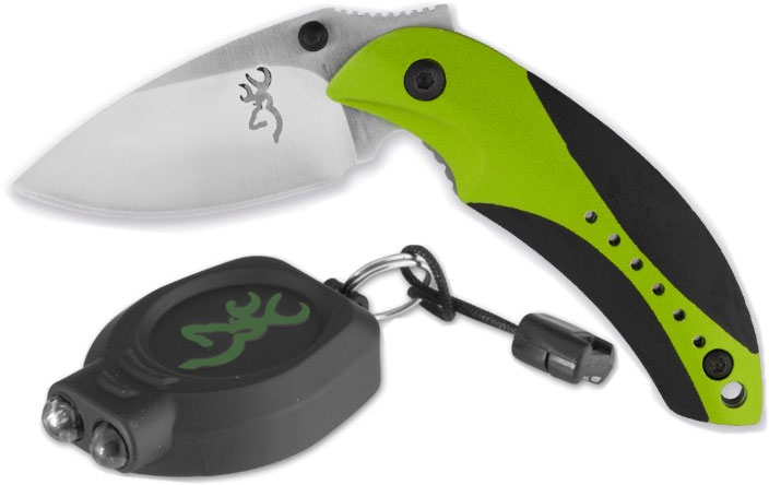 Browning ZPK Combo Flashlight and Minnow Folding Knife