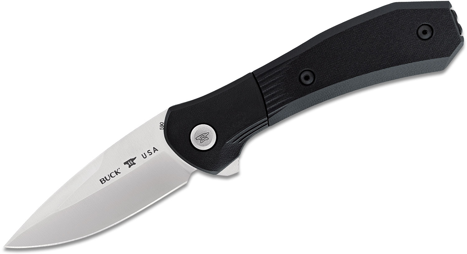 Buck 590 Paradigm Assisted Flipper Knife 3" S35VN Drop