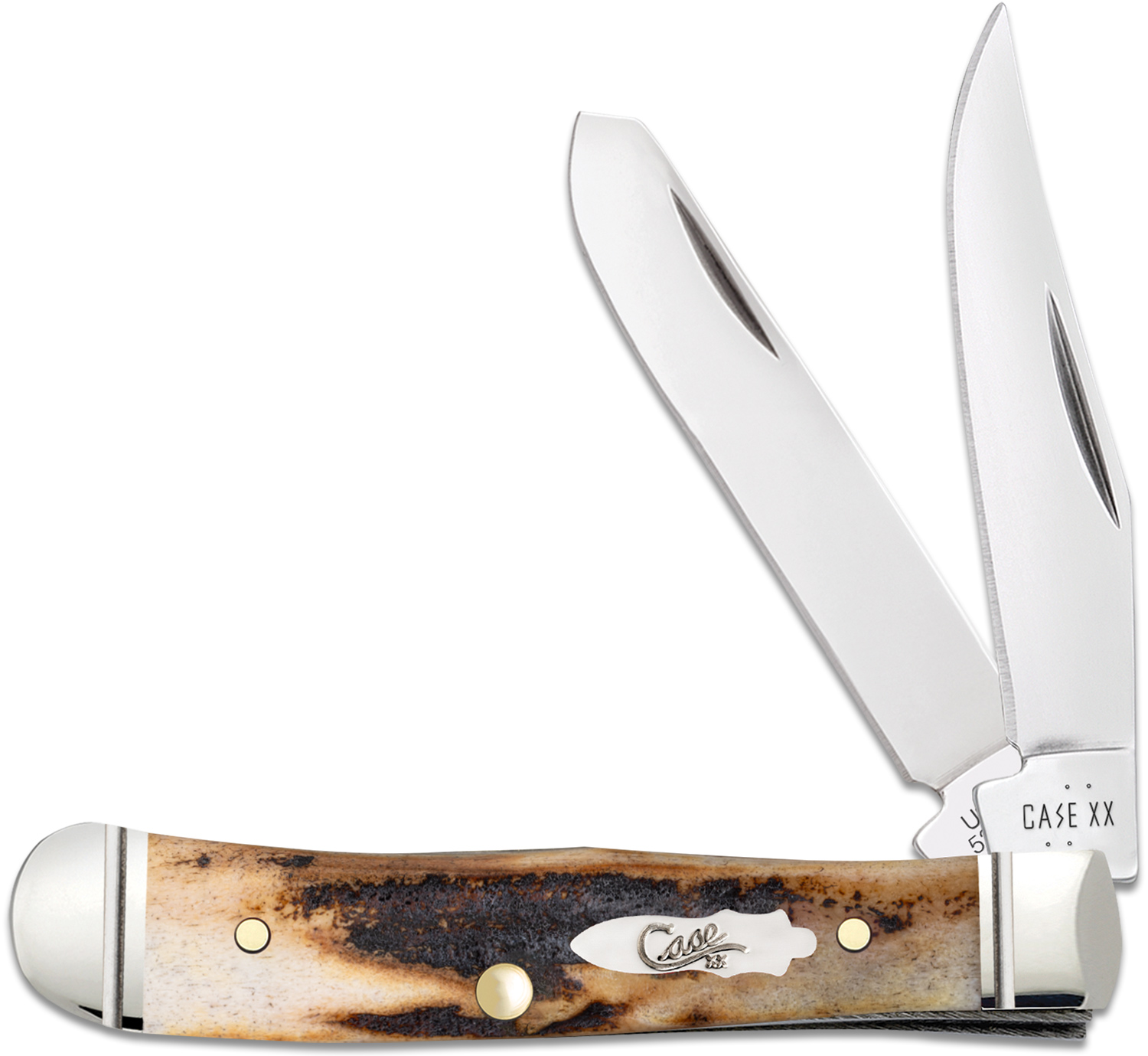 Case 2026 SHOT Show Genuine Stag Tiny Trapper Pocket Knife 2.38
