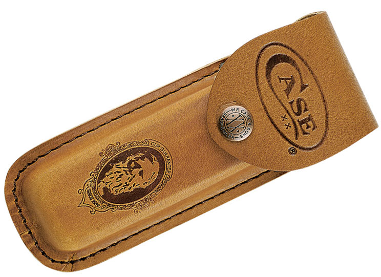 Case Large Job Case Leather Sheath, Brown, 5.75