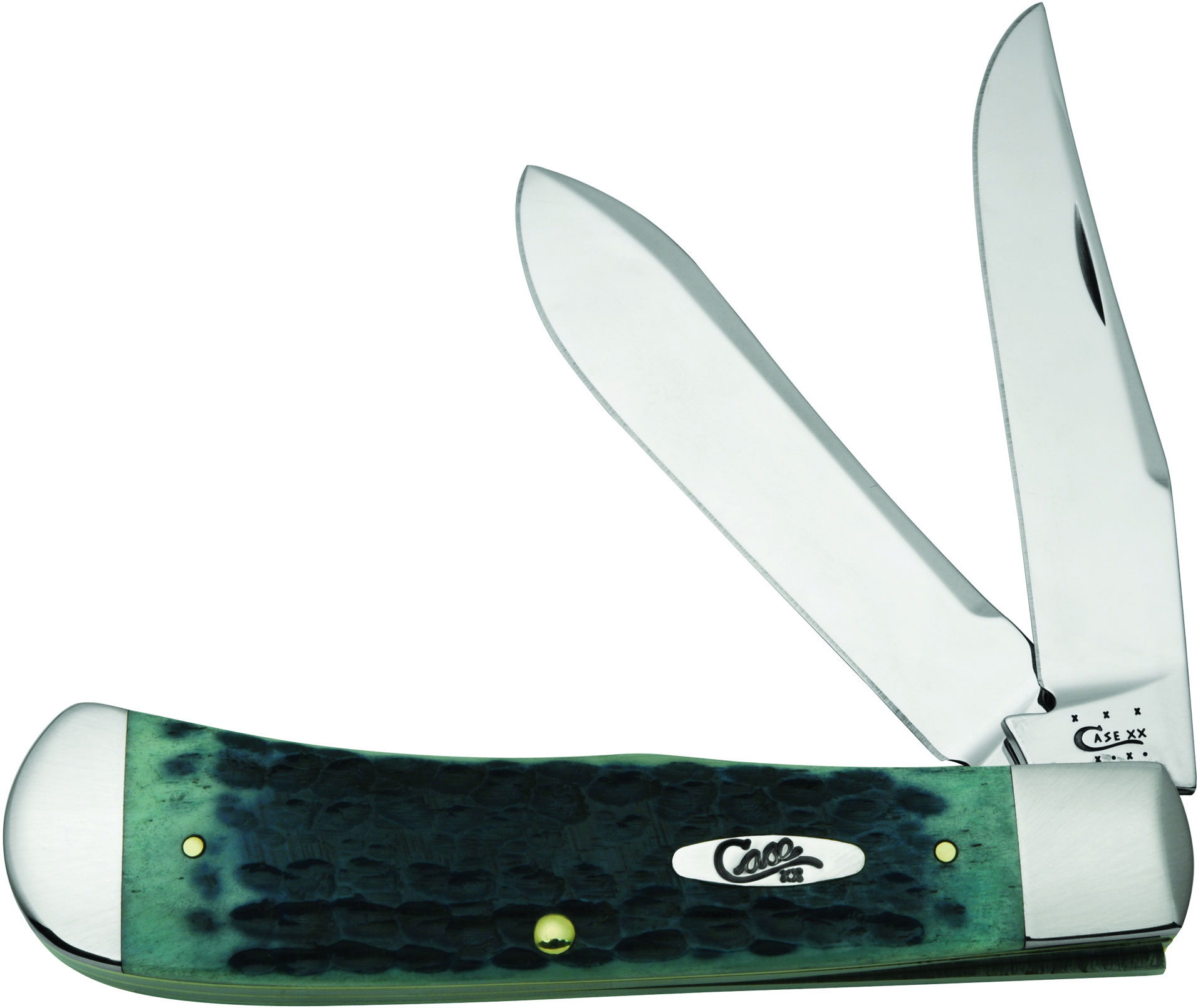 Case Blue Lagoon Jigged Bone Panama Trapper 4-5/8