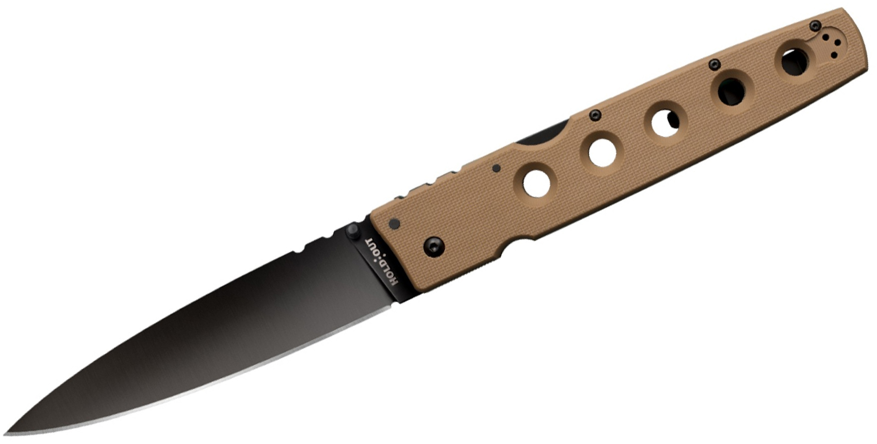 Cold Steel Manico Di Ricambio Per Trench Hawk CSH90PTHF | Polipropilene Nero Con Foro Per Laccetto