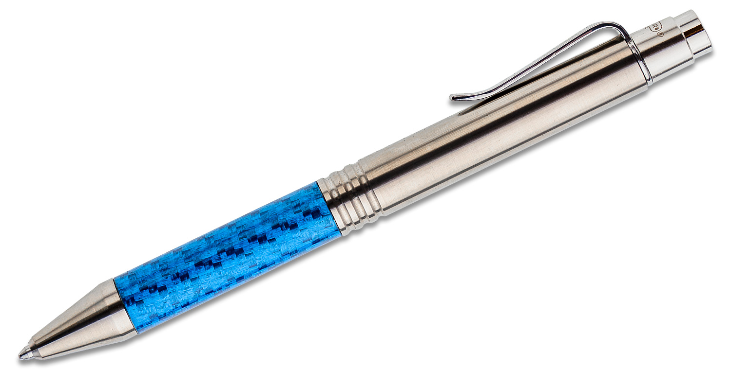 Darrel Ralph Designs Custom DDR Slim Line Titanium Go Pen, Blue Carbon ...