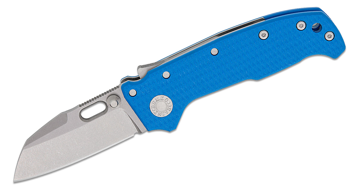 ダートフィン8インチ　Dartfin　Bender-8 青　ターコイズ Andrew Demko Machine Ground AD20 Compact Shark Lock Folding Knife