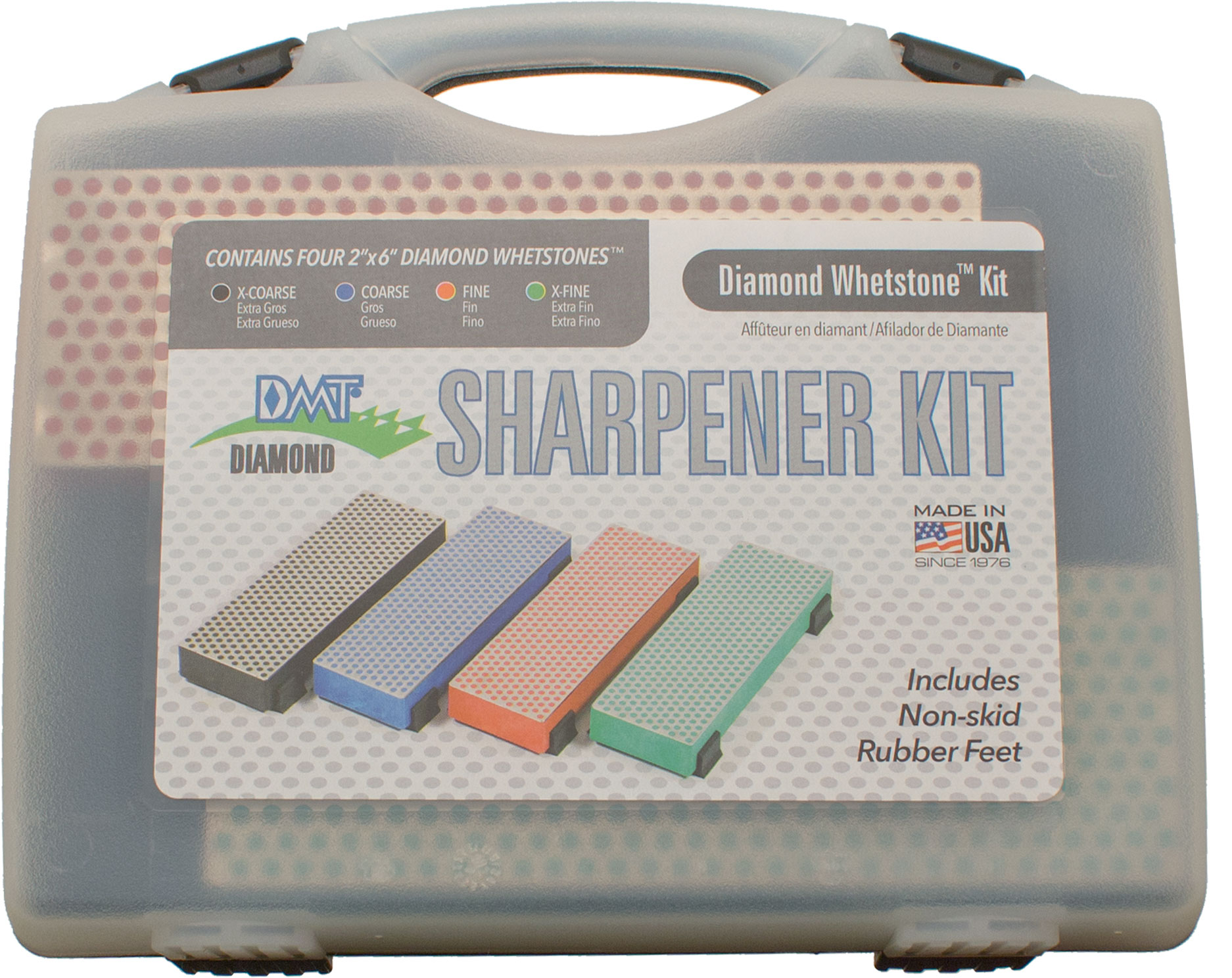 DMT W6EFCX Four Piece Diamond Whetstone Kit KnifeCenter W6EFCX-KIT