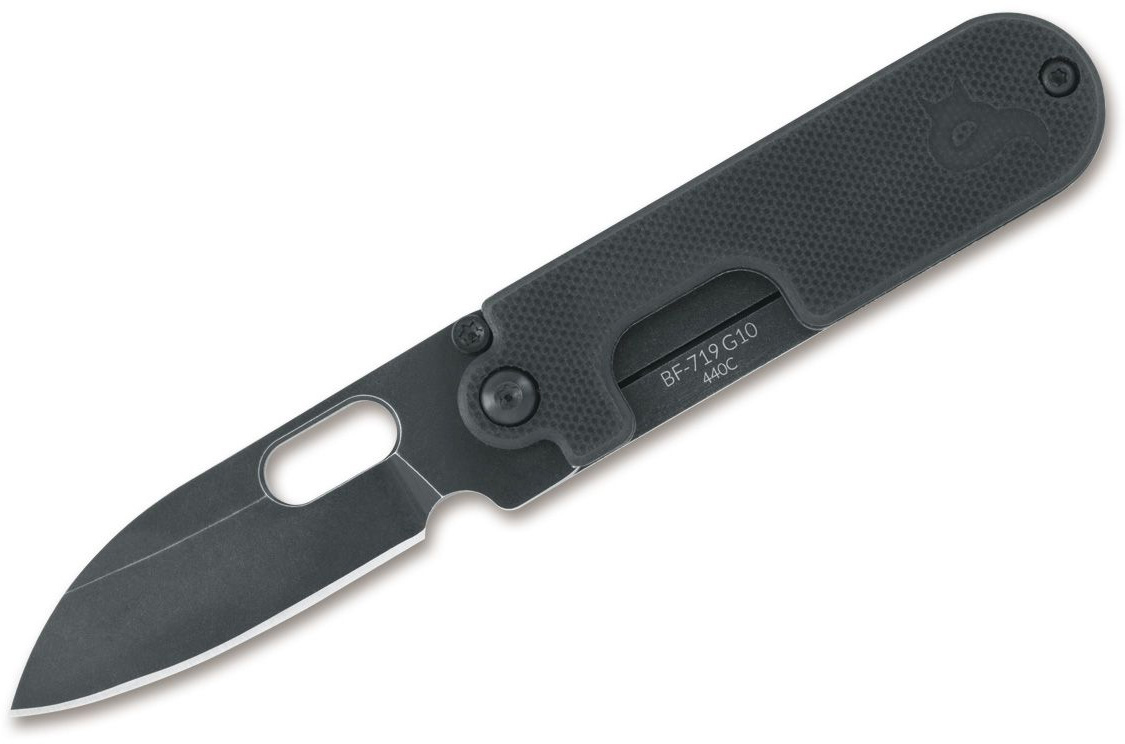 Fox BlackFox BF-719G10 Panchenko Bean Gen 2 Slipjoint Folding