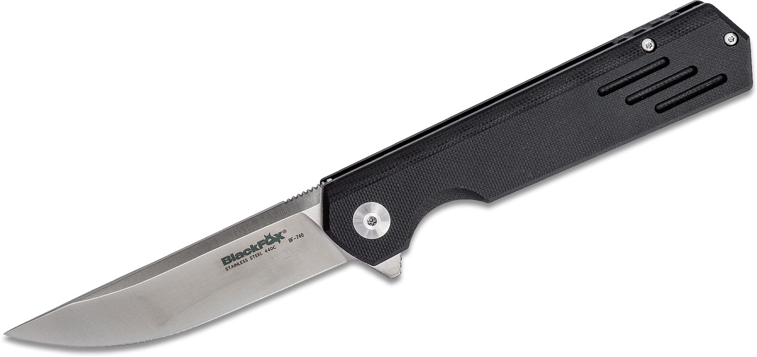 Fox BlackFox BF-740 Revolver Flipper Knife 3.625