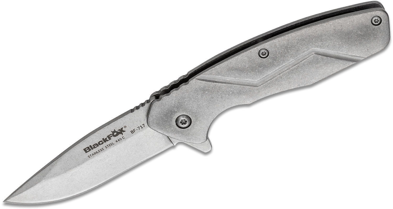 Fox BlackFox BF-717 Steelix Flipper Knife 2.68