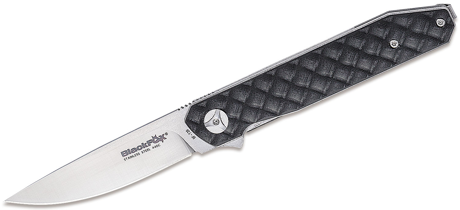 Fox BlackFox BF-736 Reloaded Flipper Knife 3.31