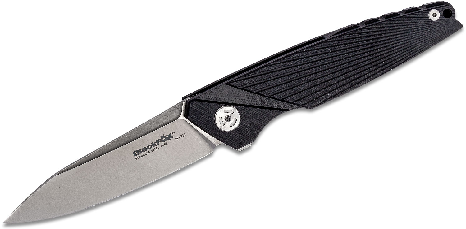CyberFox Fox BlackFox BF-739 Metropolis Flipper Knife 3.5