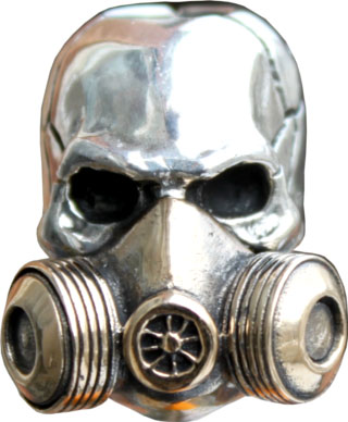 GD Skulls USA SP7 Gas Mask Skull - KnifeCenter - Discontinued