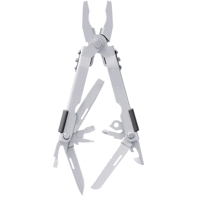 Gerber 07505G Multi-Plier MP600 Bluntnose with Tungsten Carbide Inserts and Leather Sheath