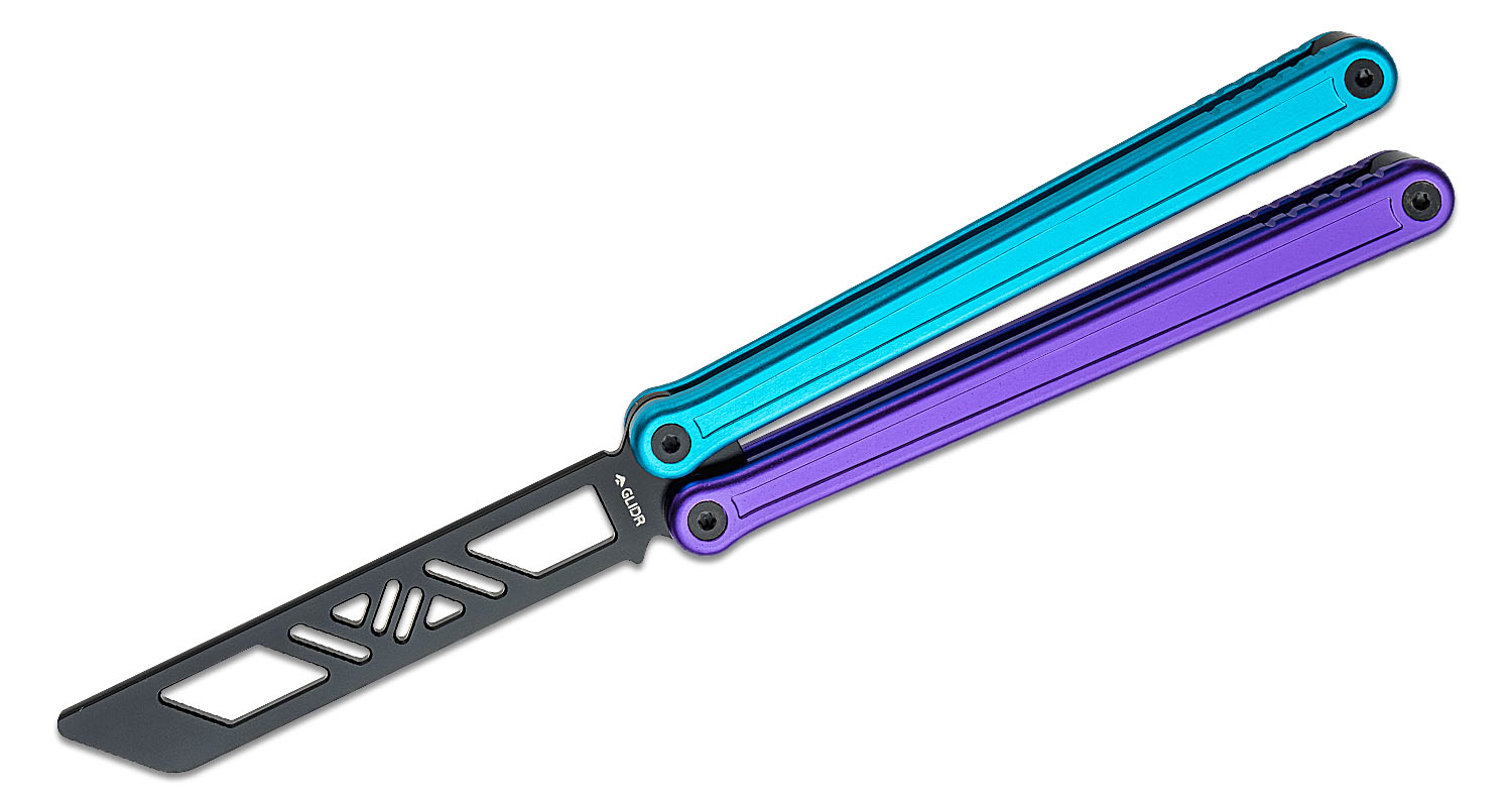 Glidr Antarctic Blurple Balisong Butterfly Trainer 4.8