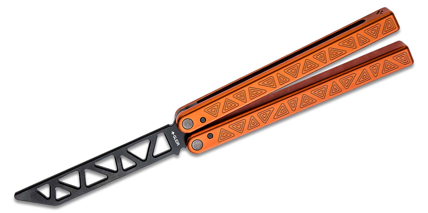 Glidr Original 4 Desert Orange Balisong Butterfly Trainer 4.8