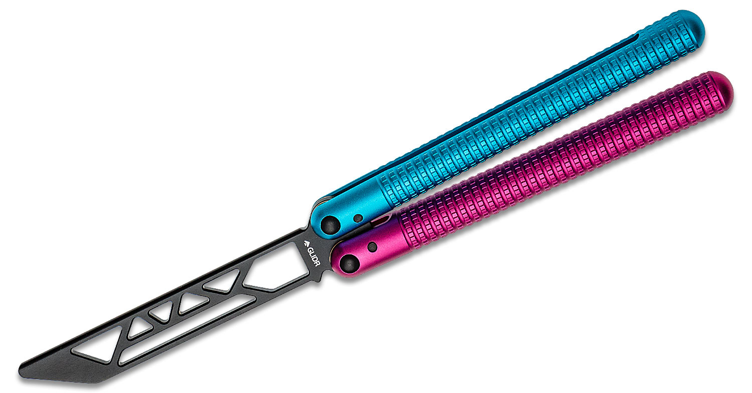 Glidr Sahara Cotton Candy Balisong Butterfly Trainer 4.84