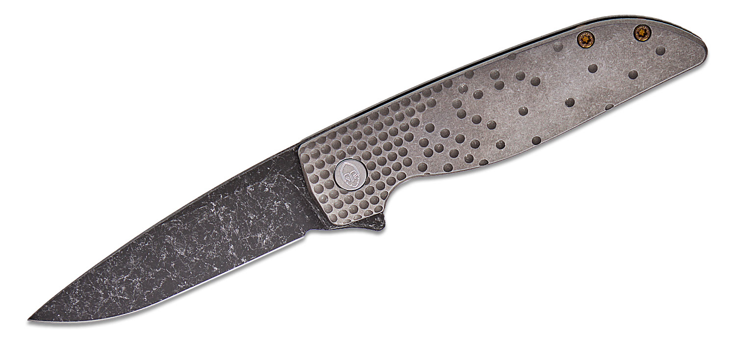 Grimsmo Knives Custom Rask #4218 Flipper Knife 3.5