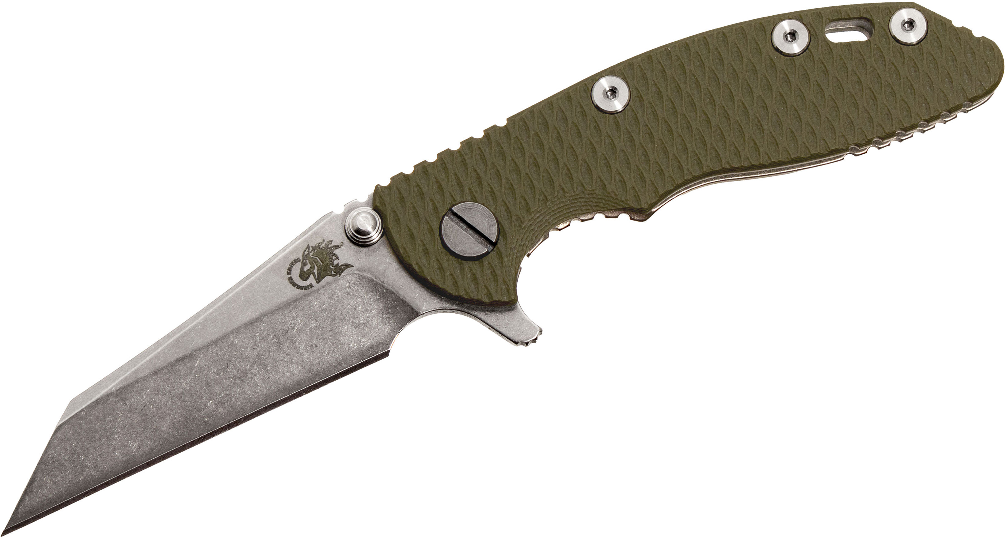 RICK Fin リックフィン WEKNIFE Roxi 3 Front Flipper Knife Titanium Handle CPM S35VN