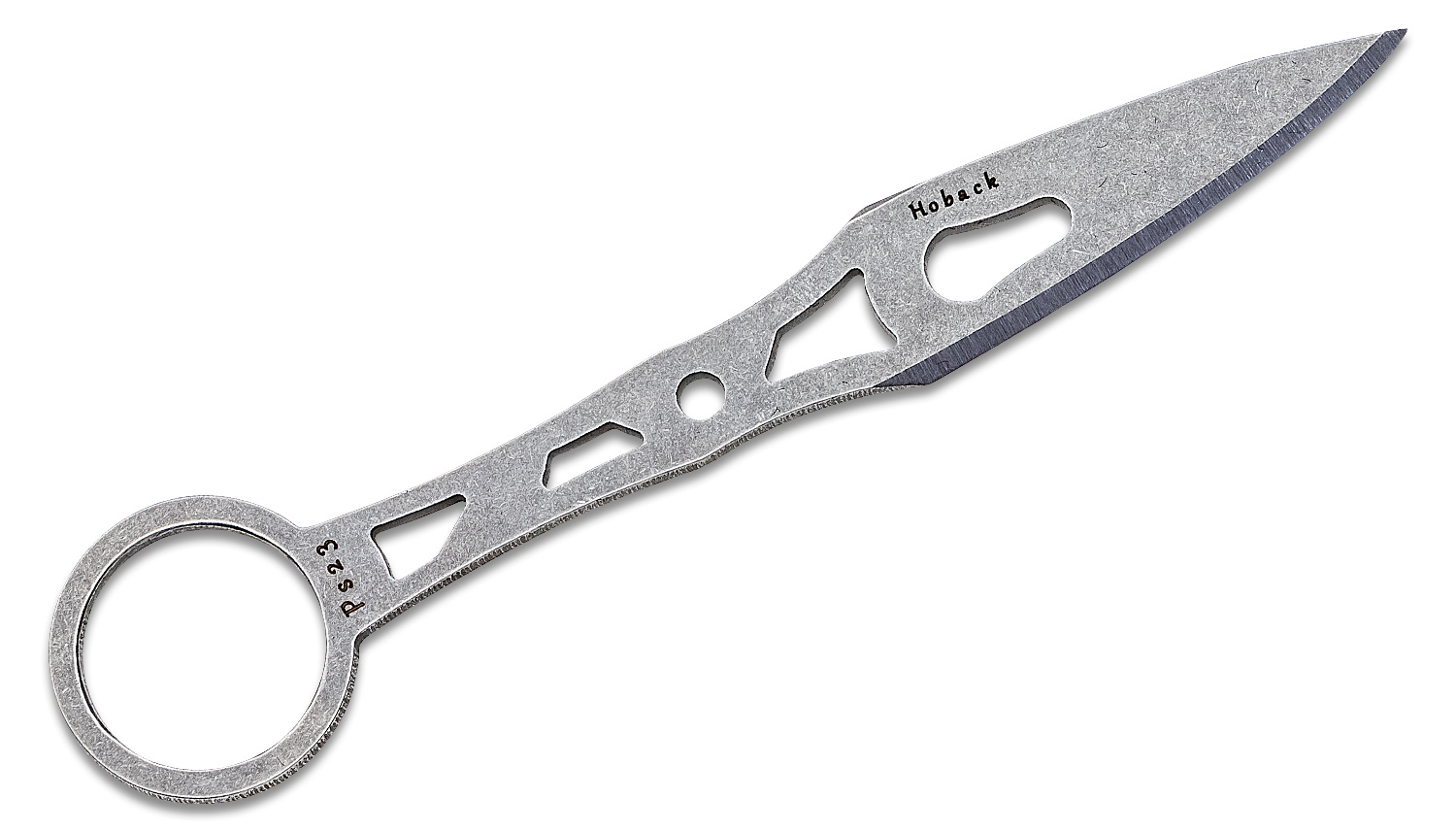 Jake Hoback Small Main Squeeze Kunai Fixed Blade Knife 2.5