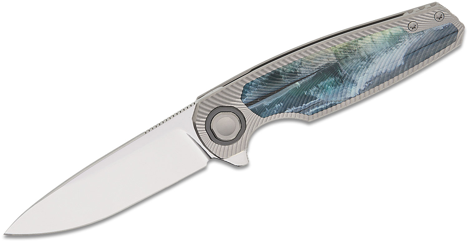 Roberts MORPH 中古美品6,6-47.5L Holt Bladeworks Custom Morpheus #1915 Flipper Knife 3.24