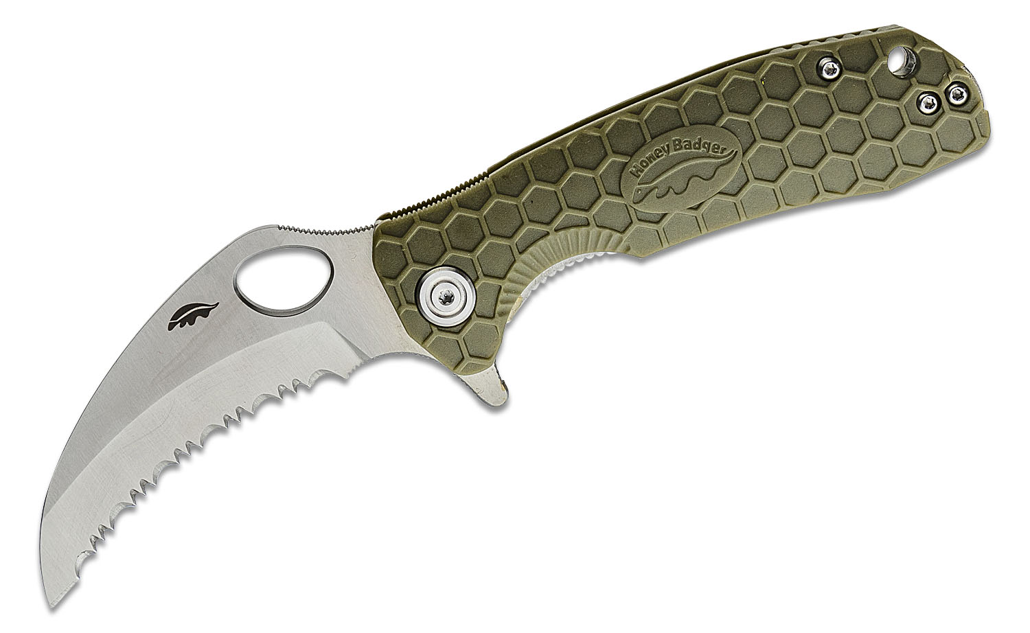 豚*汁様 MAD POLICE スネークオペレーター スライド Honey Badger HB1133 Medium Flipper Knife 3