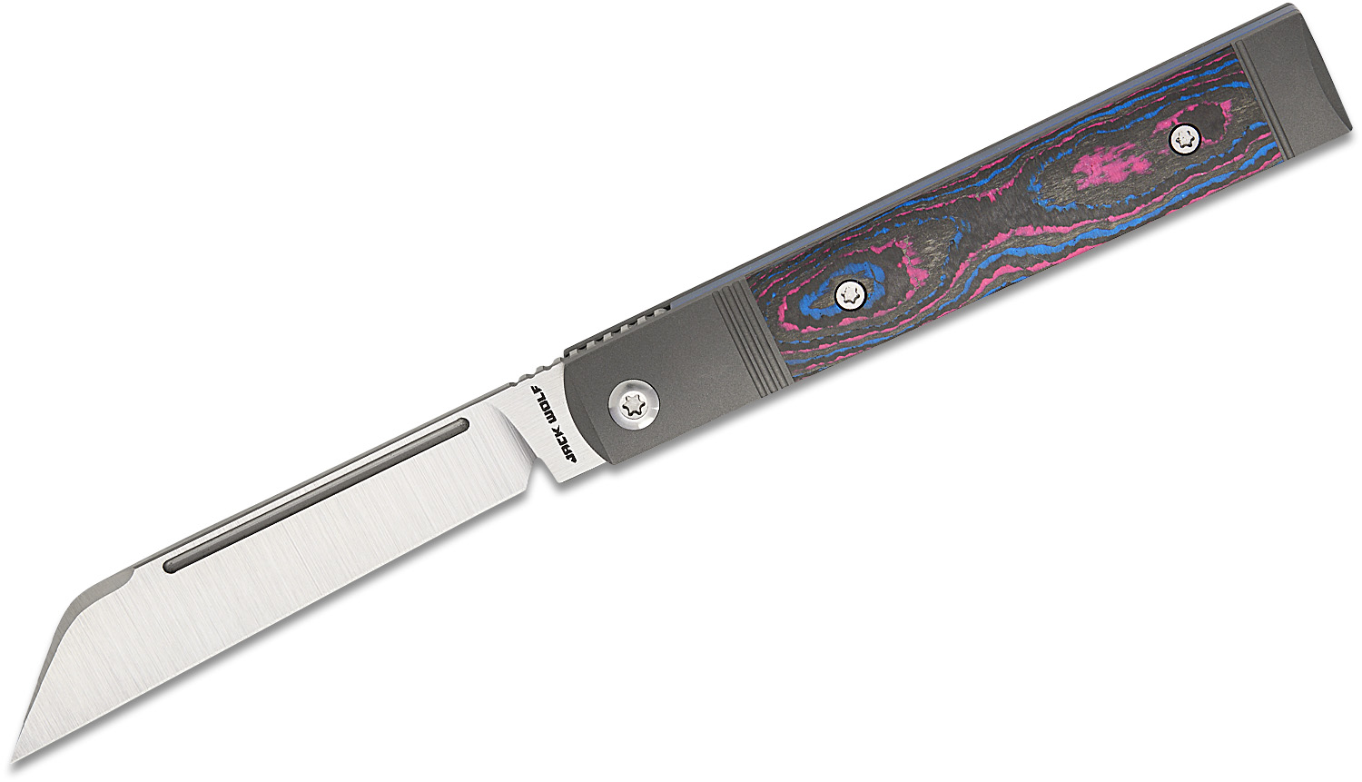 Jack Wolf Knives Feelbetter Jack Bolster Lock Front Flipper Knife