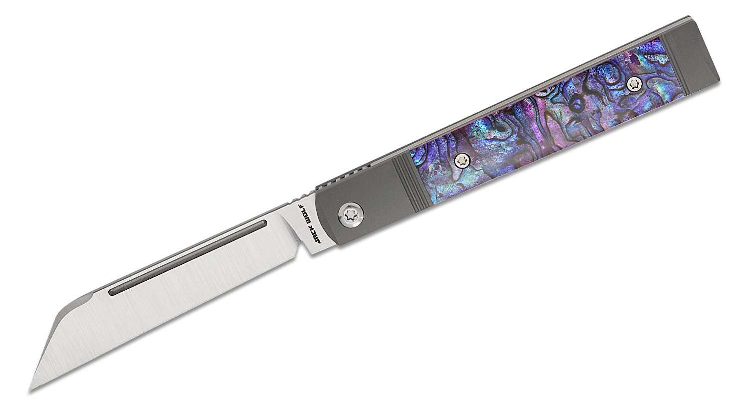 フェイスジェル・ゲル taro Jack Wolf Knives Feelbetter Jack Bolster Lock Front Flipper Knife