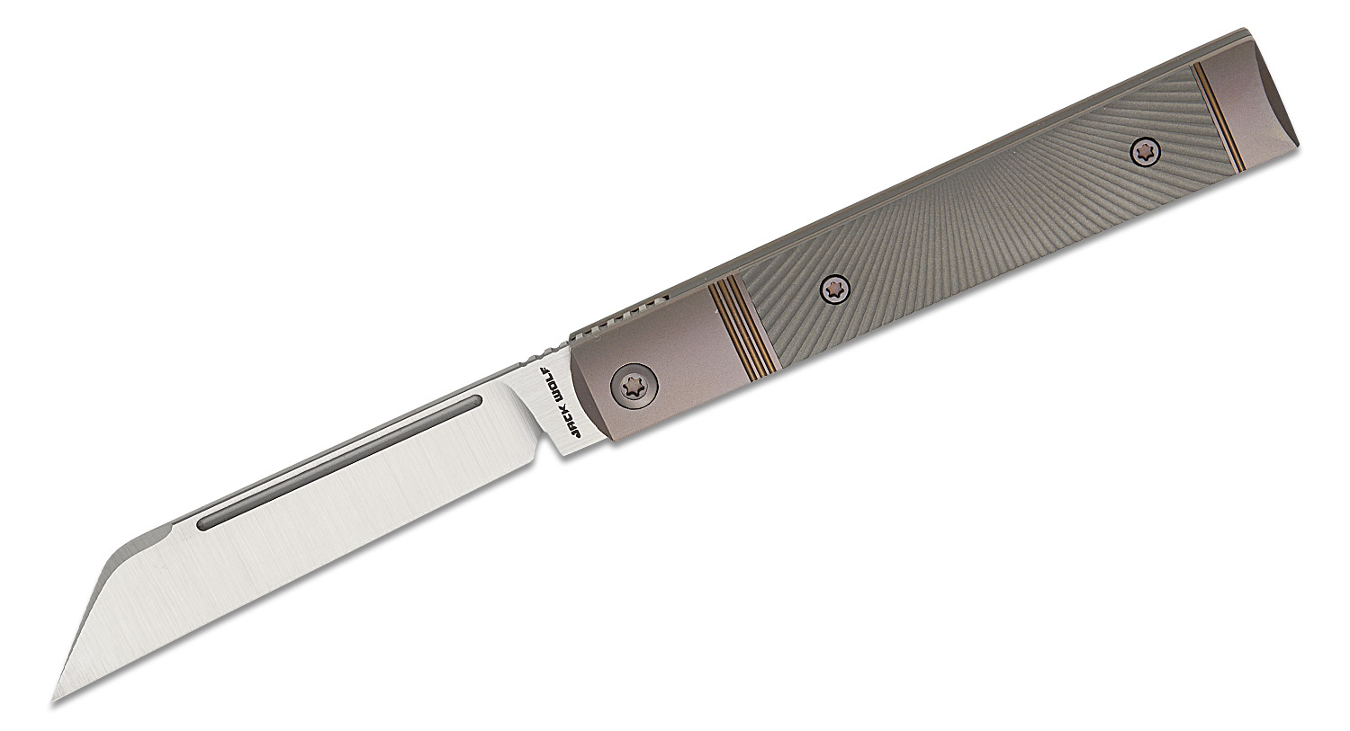 Jack Wolf Knives Feelbetter Jack Bolster Lock Front Flipper Knife